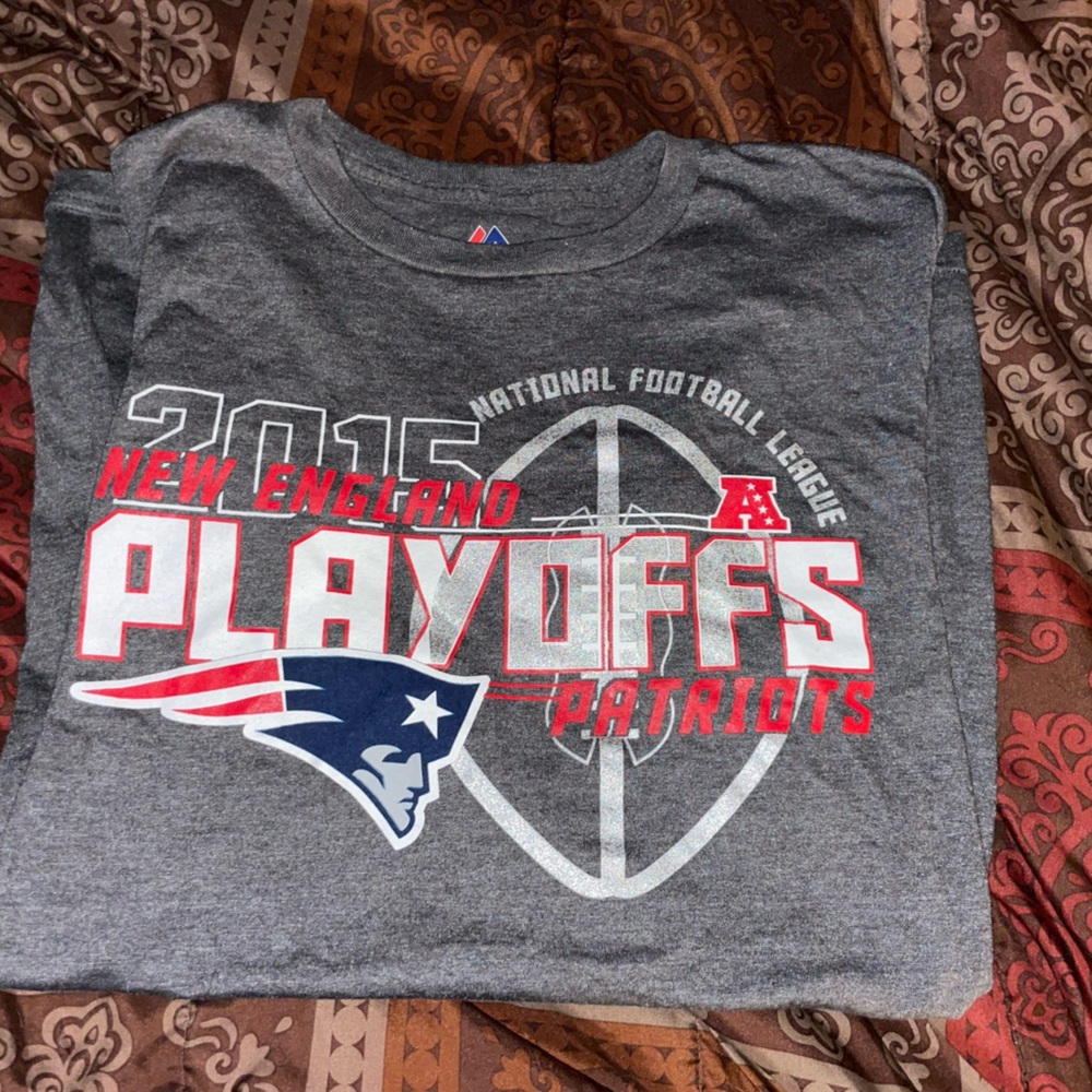 New England Patriots 2015 Playoffs T-Shirt Size Medium New with Tags NFL